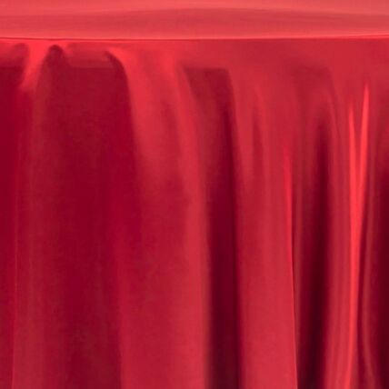 CHERRY RED LAMOUR SATIN